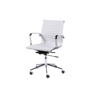 Silla Gerencial Patty Espaldar Blanco Bajo