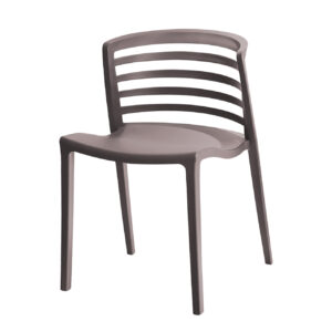 Silla Plástica Geometric Gris