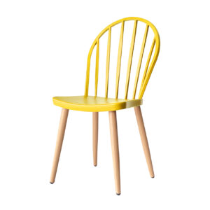 Silla Plástica Salomé Amarillo