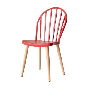 Silla Plástica Salomé Rojo