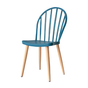 Silla Plástica Salomé Turquesa