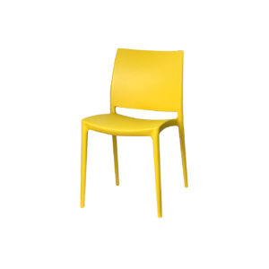 Silla Plástica Rocco Amarillo