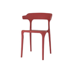 Silla Plástica Alessia Rojo