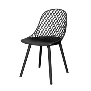 Silla plástica Bradley negro