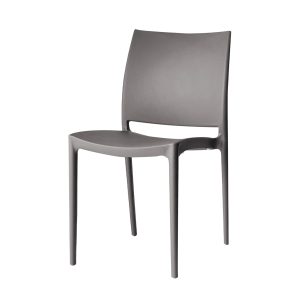 Silla plástica Rocco gris