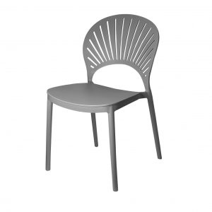 Silla plástica Sidney gris