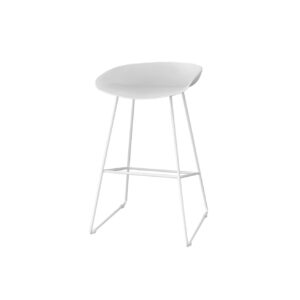 Taburete Metálico Gianna Blanco (65cm)