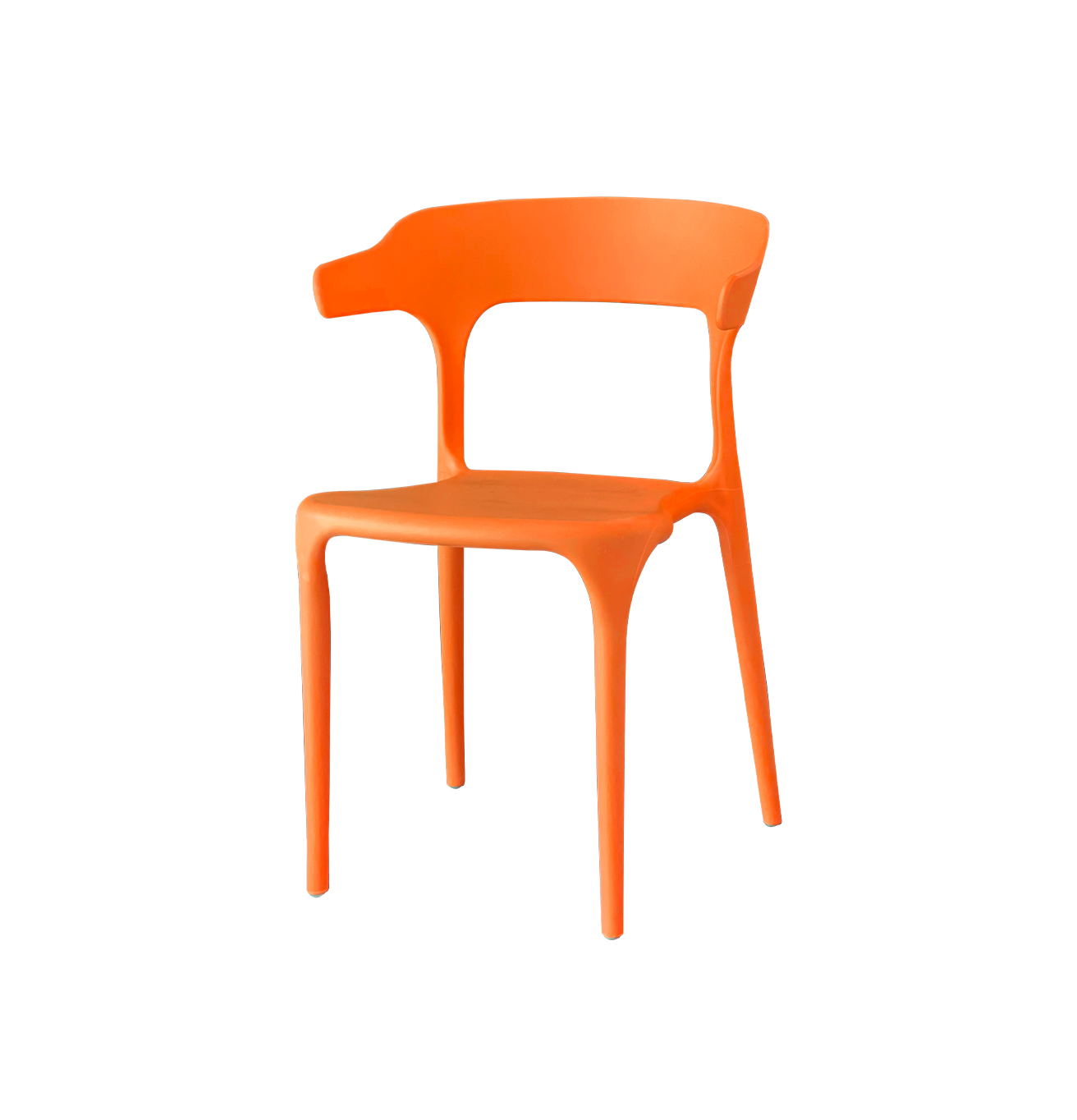 Silla Plástica Alessia Naranja