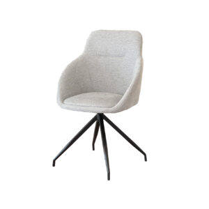 Silla Tapizada Grace Micaela Gris