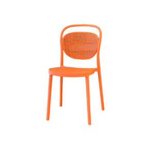 Silla Plástica New Lady Naranja