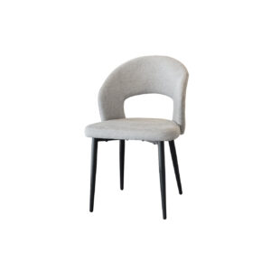 Silla Tapizada Paula Gris