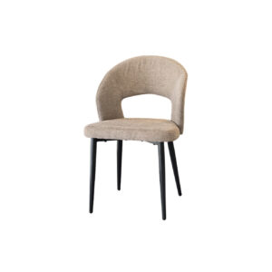 Silla Tapizada Paula Taupe
