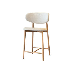 Taburete Tapizado Amy Beige