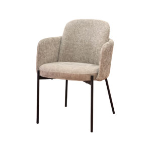 Silla Tapizada Serggio Taupe