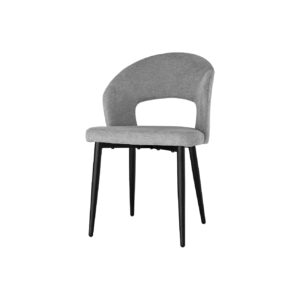 Silla Tapizada Paula Gris