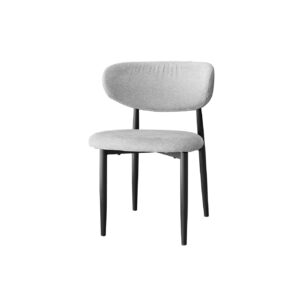 Silla Tapizada Amy Gris
