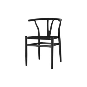 Silla Wishbone Negro