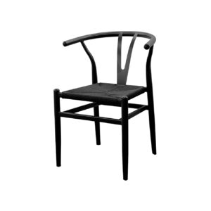 Silla Wishbone Negro