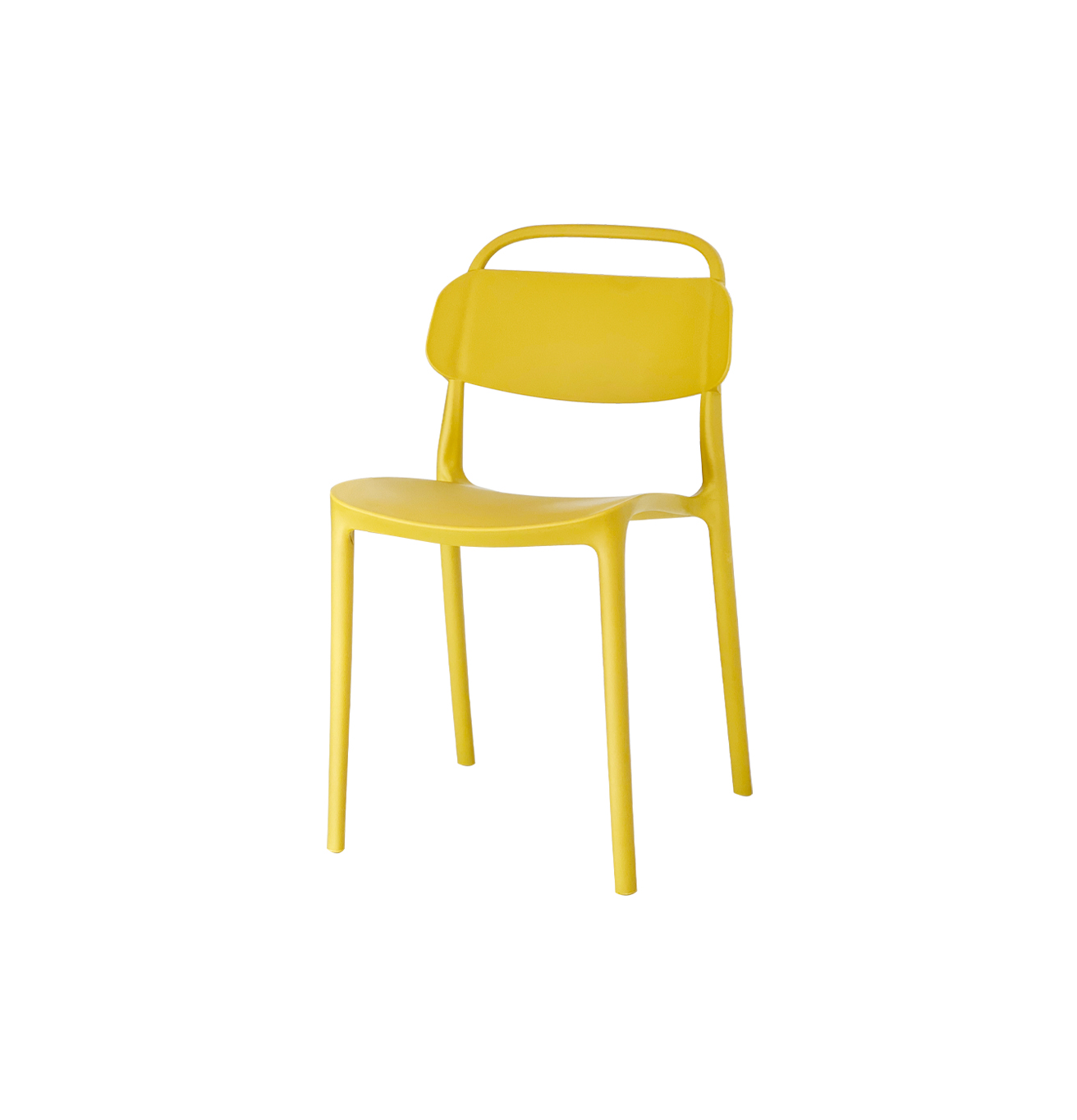Silla Plástica Henry Amarillo