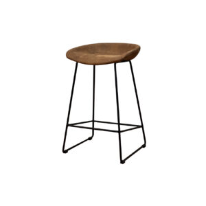 Taburete Tapizado Roberto Café