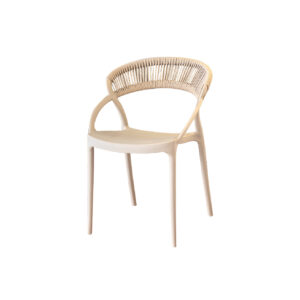 Silla Plástica Adahia Beige