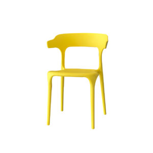 Silla Plástica Alessia Amarillo