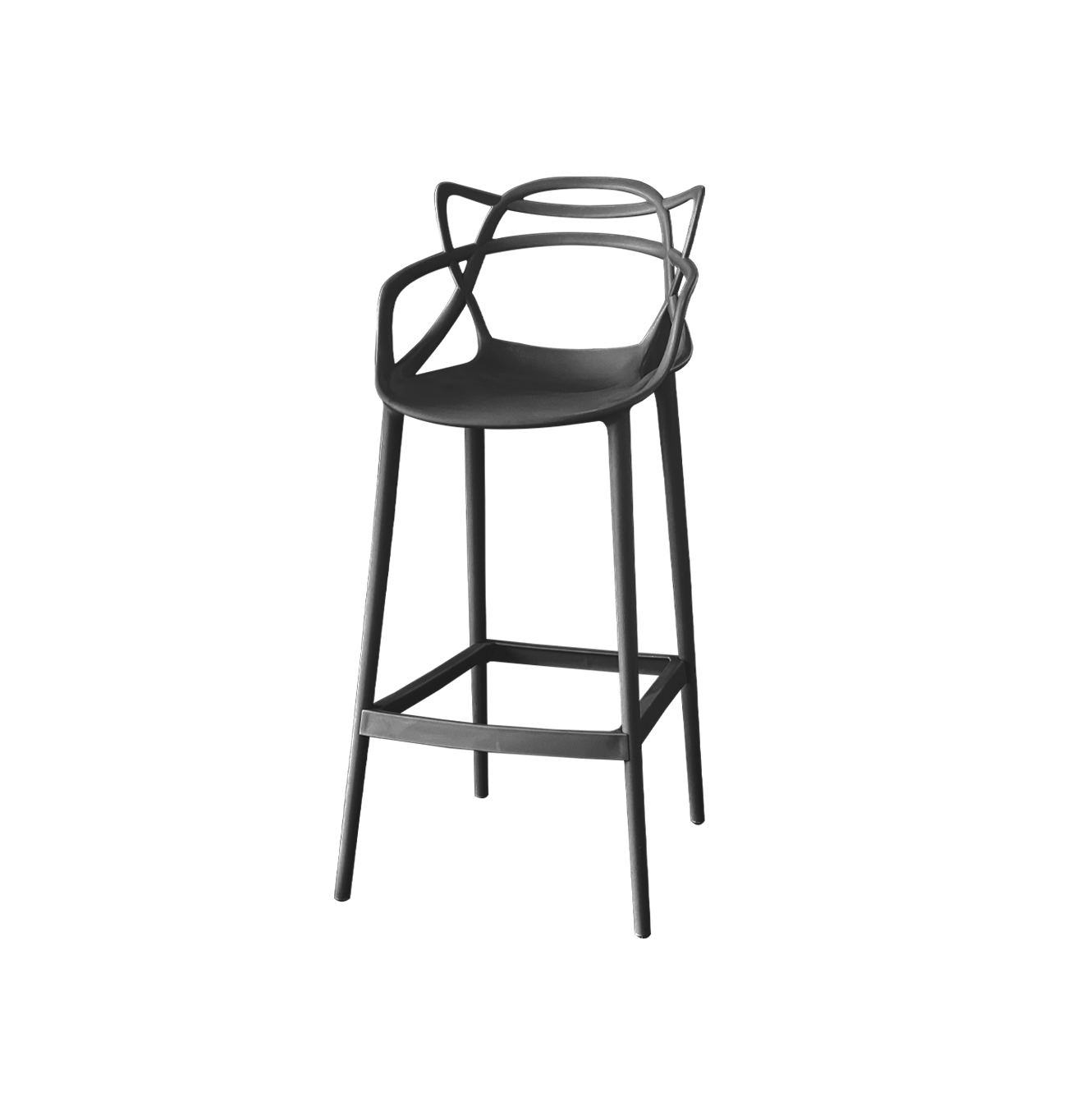 Taburete Plástico Ernesto Gris