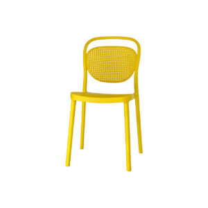 Silla Plástica New Lady Amarillo