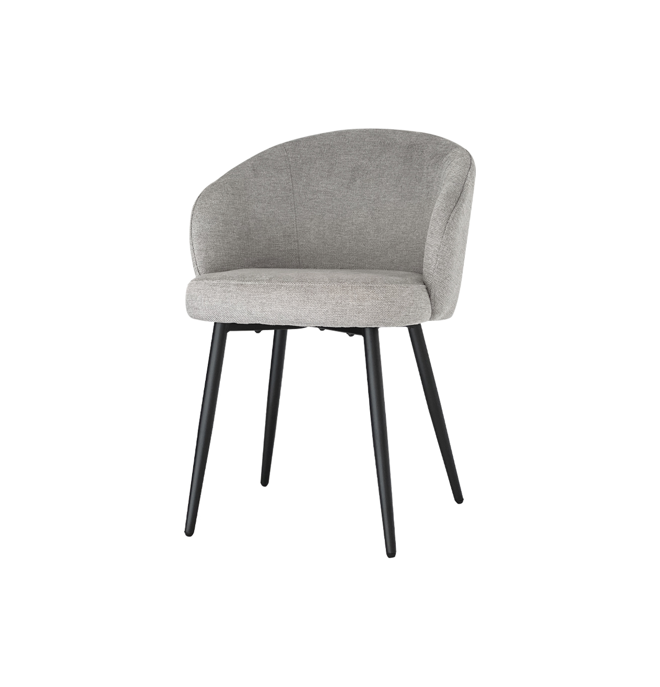 Silla Tapizada New Mateo Gris Claro