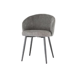 Silla Tapizada New Mateo Gris Oscuro
