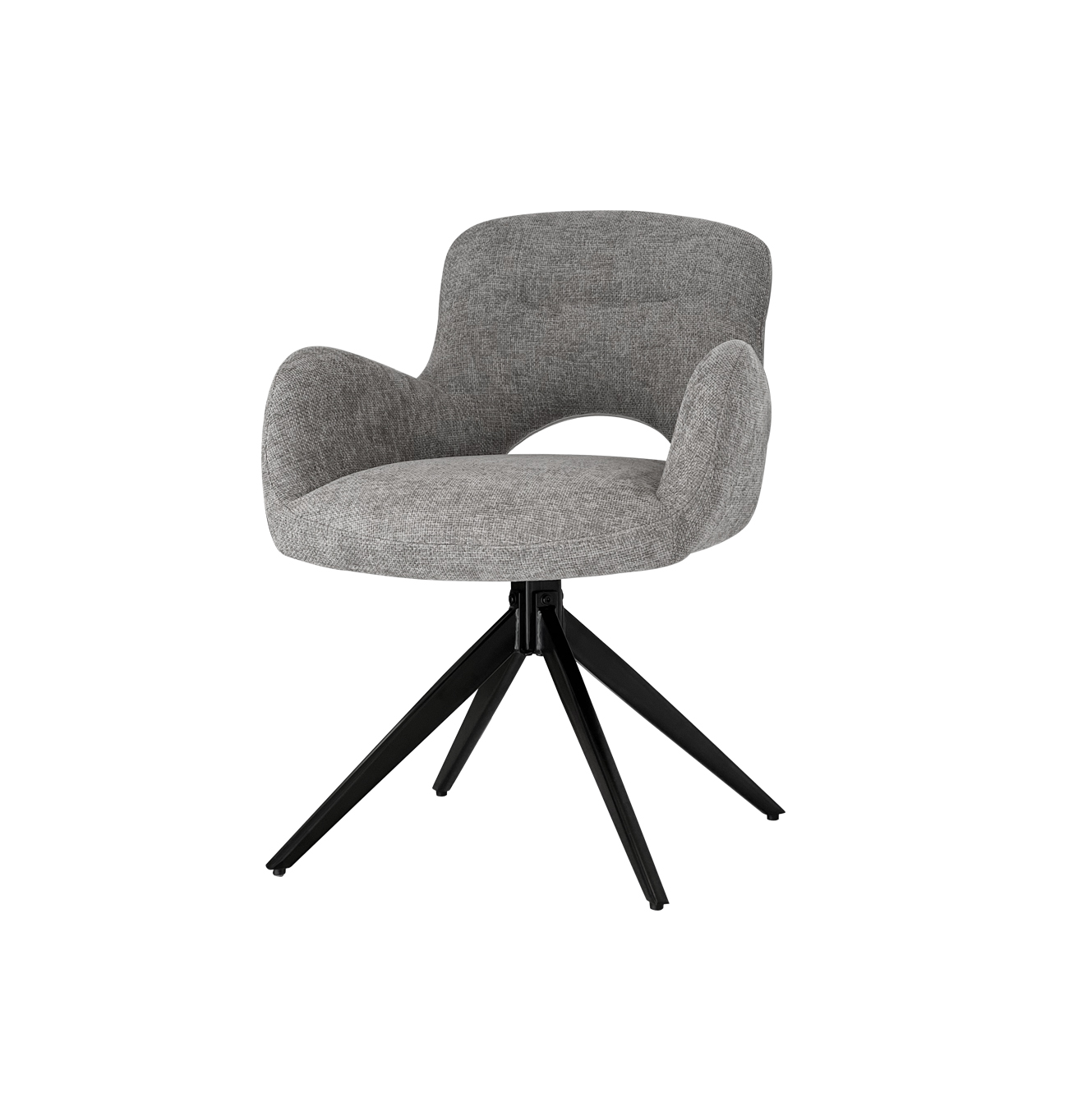 Silla Tapizada Milena Gris