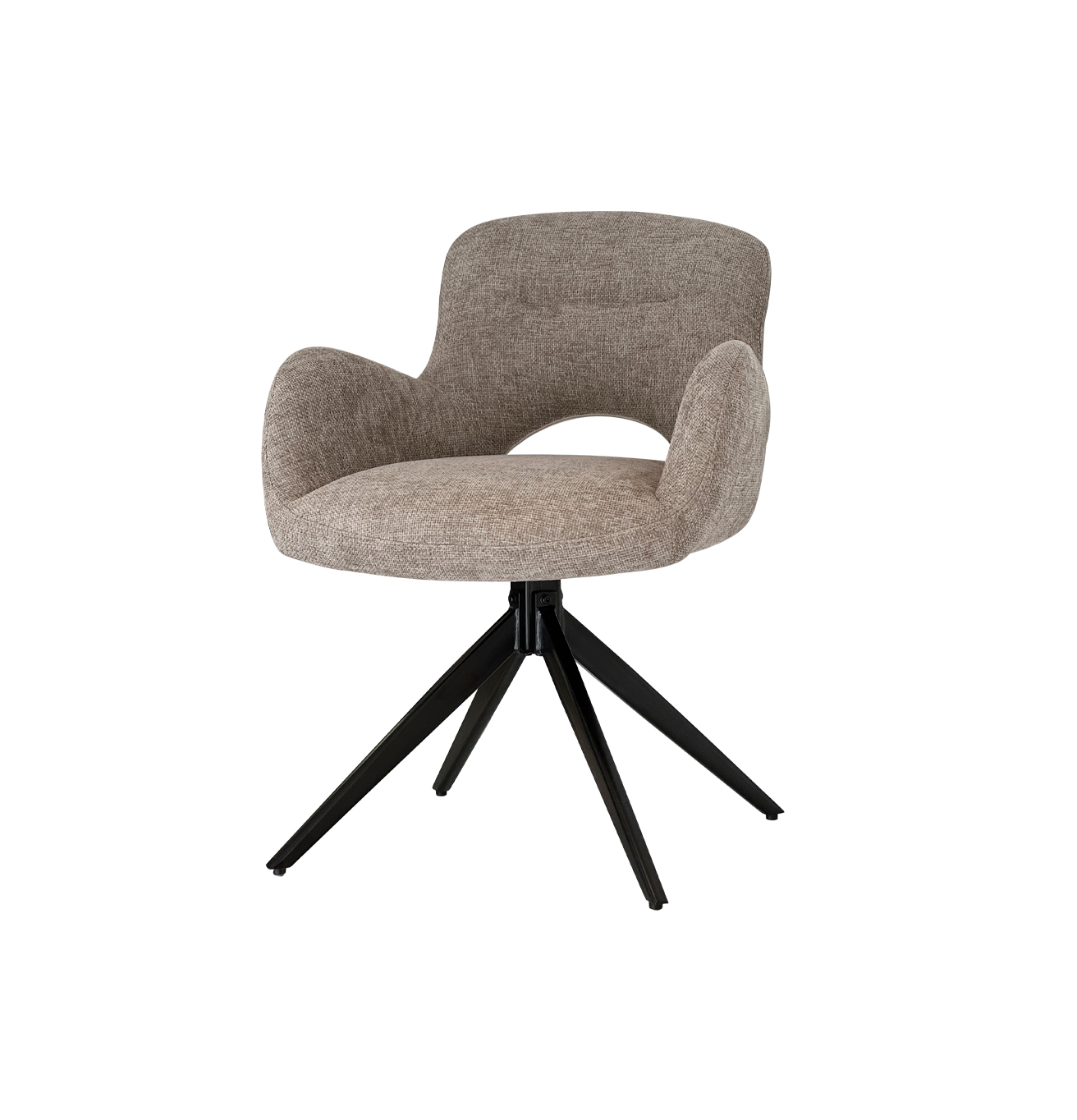 Silla Tapizada Milena Taupe