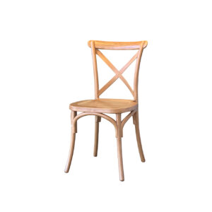 Silla Plástica Crossback Café Claro