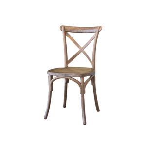 Silla Plástica Crossback Café Oscuro