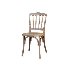 Silla Plástica Napoleón Café Oscuro
