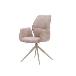 Silla Tapizada Loft Giratoria Taupe