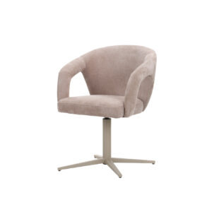 Silla Tapizada Parma Giratoria Taupe