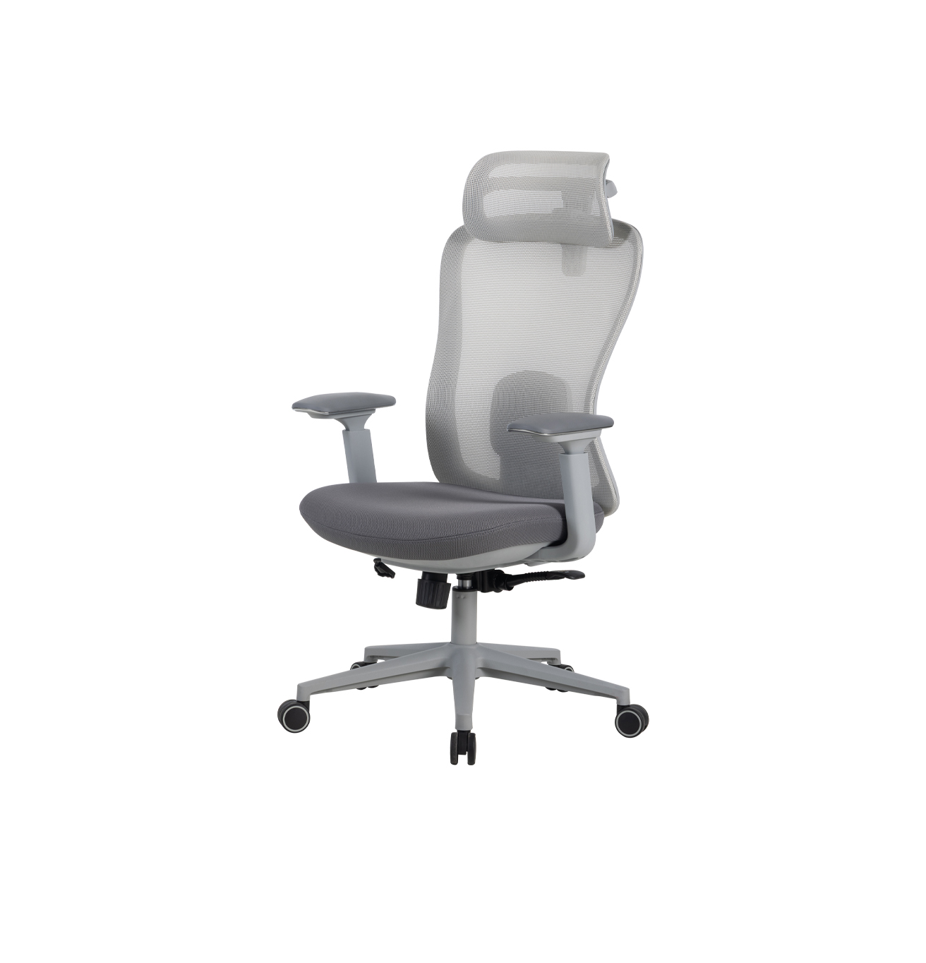 Silla de Oficina Pivot Gris Claro