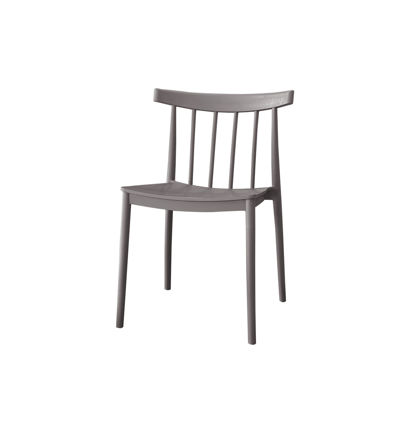 Silla Plástica Emanuel Gris