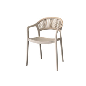 Silla Plástica Emmy Beige