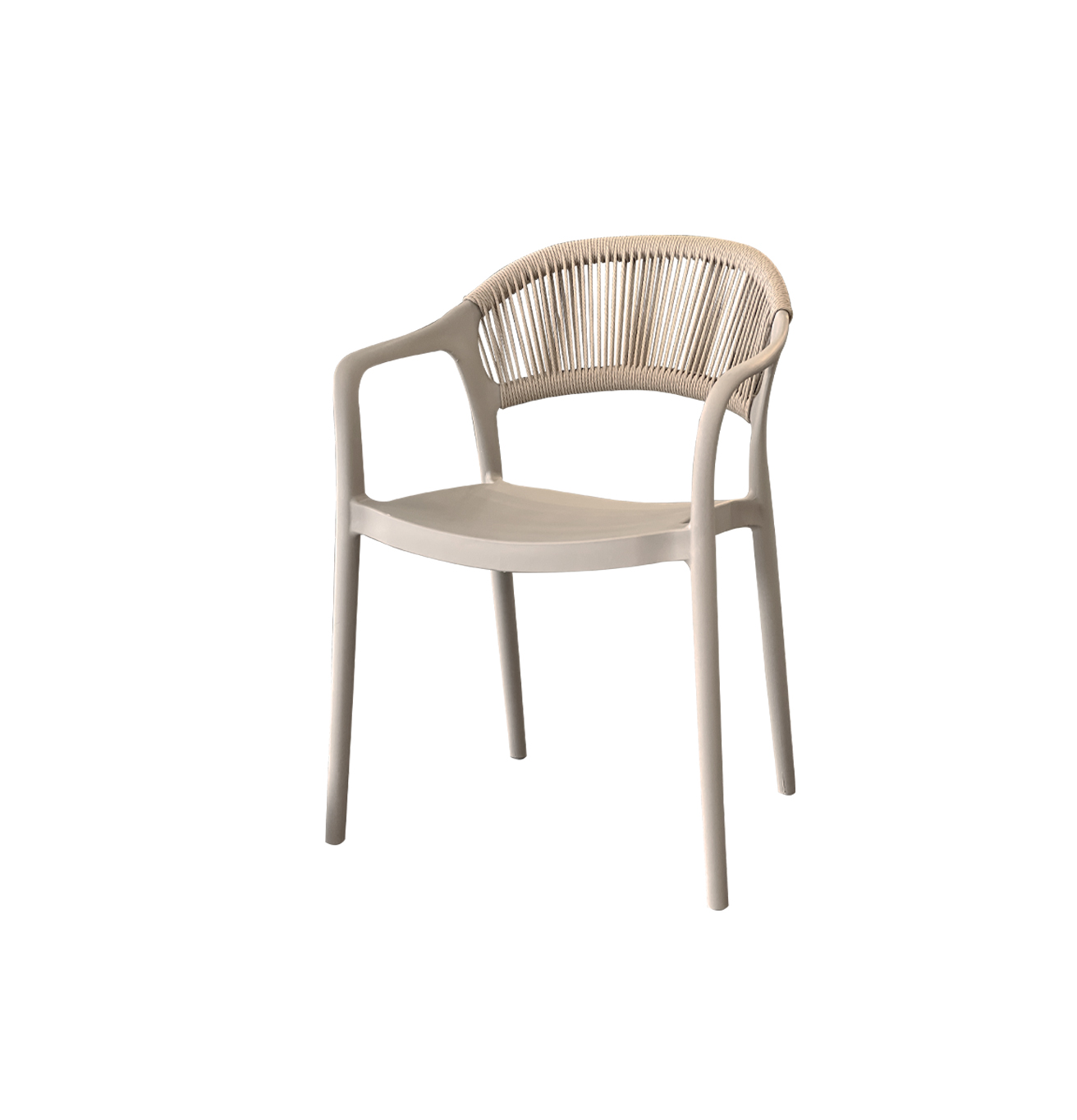 Silla Plástica Emmy Beige