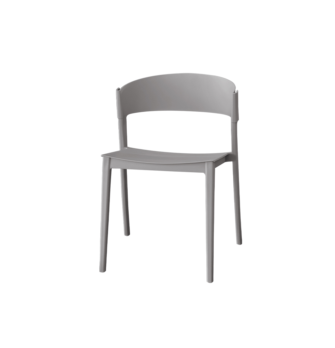 Silla Plástica Gabriel Gris