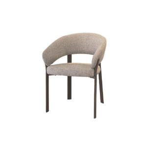 Silla Tapizada Amalfi Taupe