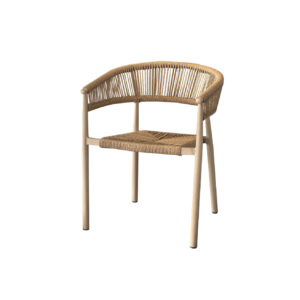 Silla Exterior Fiorenzo Taupe