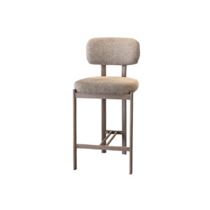 Taburete Tapizado Bianca Taupe